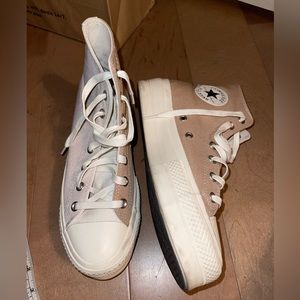 Two tone platform converse